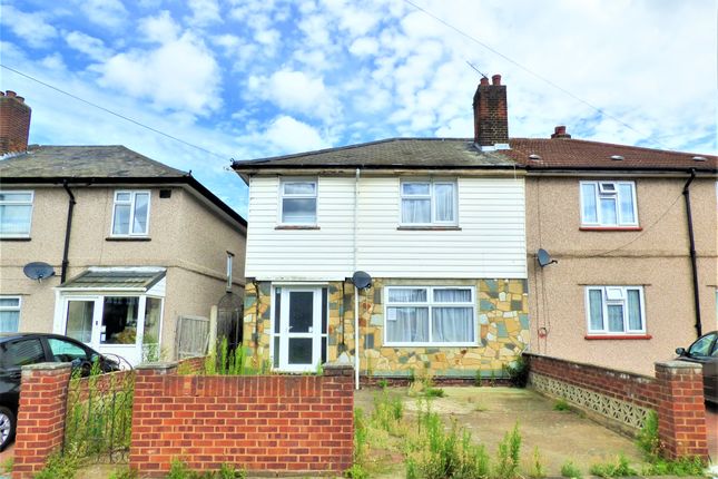 Thumbnail Semi-detached house to rent in Hall Road, Romford