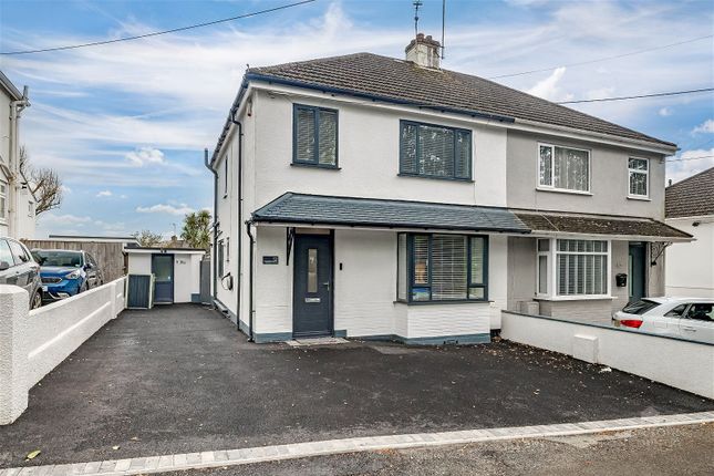 Semi-detached house for sale in Reservoir Road, Elburton, Plymouth.