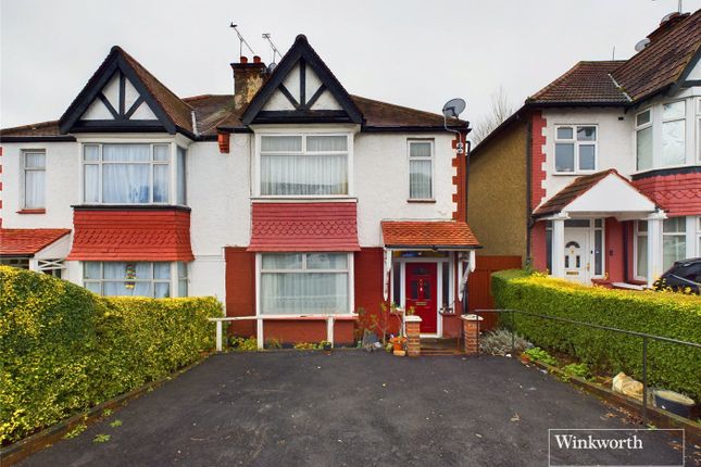 Thumbnail Semi-detached house for sale in Manor Drive, Wembley