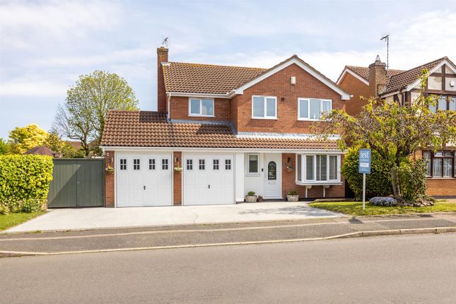 Thumbnail Detached house for sale in Burnham Drive, Whetstone, Leicester