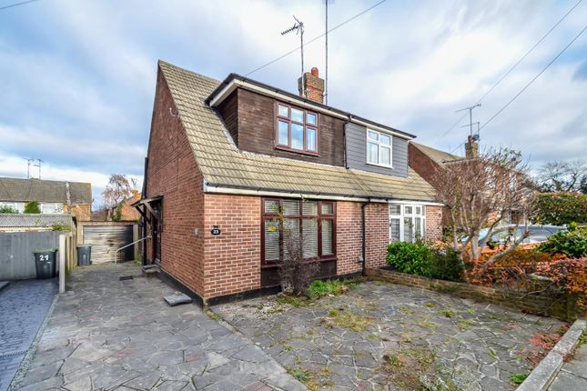Thumbnail Semi-detached house for sale in Cornec Avenue, Eastwood, Leigh-On-Sea