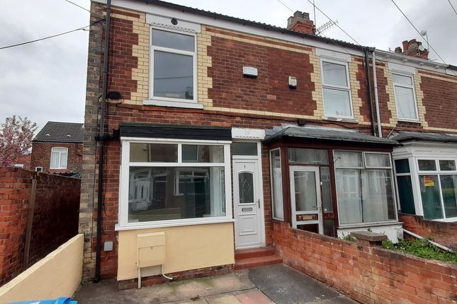 Thumbnail End terrace house to rent in Renfrew Street, Hull, East Yorkshire