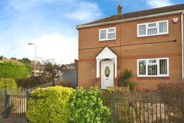 Thumbnail Semi-detached house for sale in Perney Crescent, North Hykeham, Lincoln, Lincolnshire