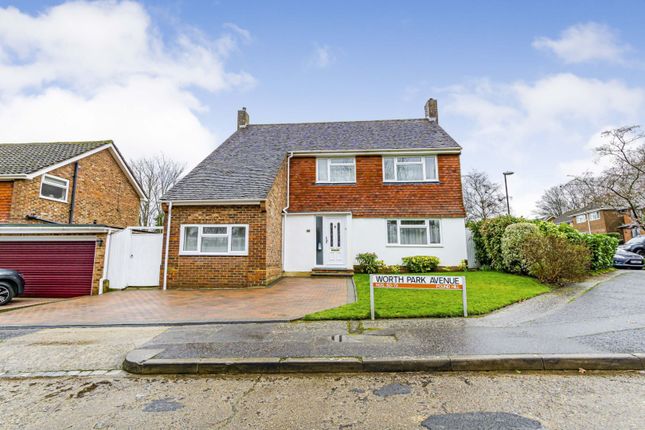 Thumbnail Detached house for sale in Worth Park Avenue, Crawley