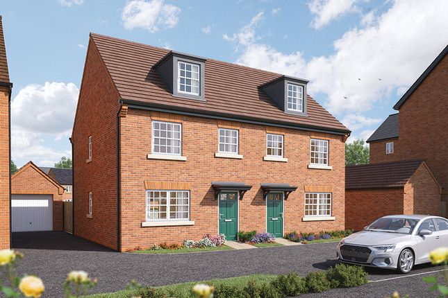 Thumbnail Town house for sale in "The Beech" at Watermill Way, Collingtree, Northampton