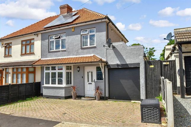 3 bed semi-detached house for sale in Woodstock Avenue, Harold Wood, Romford, Essex RM3