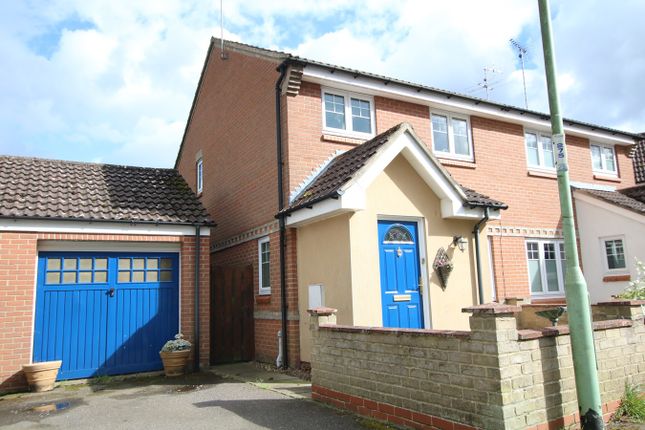 Semi-detached house for sale in Hood Drive, Great Blakenham, Ipswich, Suffolk