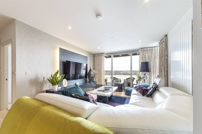 Thumbnail Flat for sale in Liner House, 3 Royal Wharf Walk, London