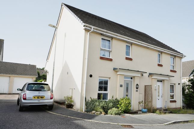 Thumbnail Semi-detached house for sale in Wassail Close, Bodmin, Cornwall