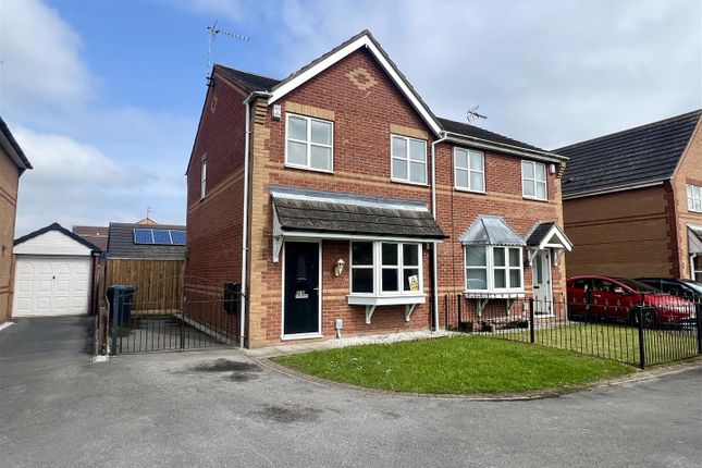 Thumbnail Semi-detached house to rent in Hemble Way, Kingswood, Hull