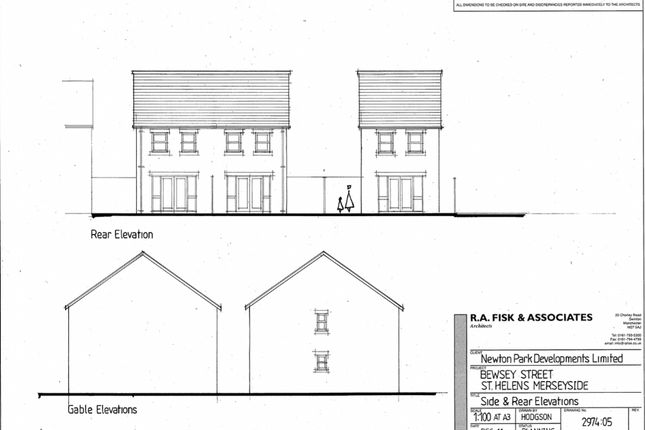 Thumbnail Land for sale in Bewsey Street, St. Helens
