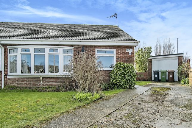 Semi-detached bungalow for sale in Fletcher Close, Tunstead, Norwich