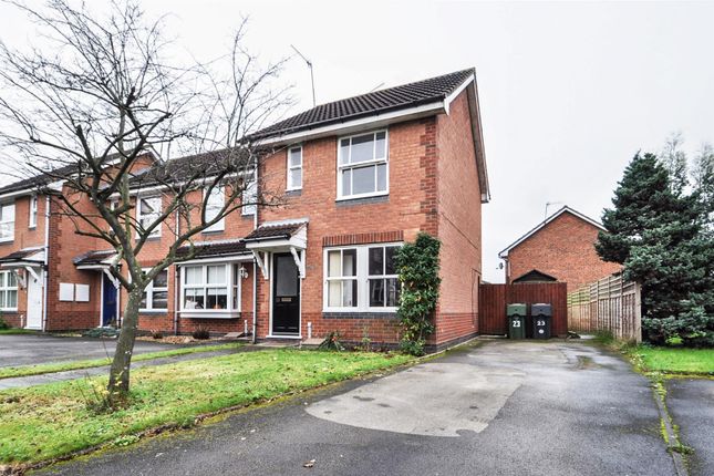 Thumbnail End terrace house to rent in Moorsom Way, Bromsgrove, Worcestershire