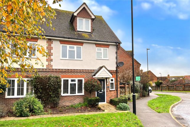 Thumbnail Semi-detached house for sale in Bramley Way, Bramley Green, Angmering, West Sussex