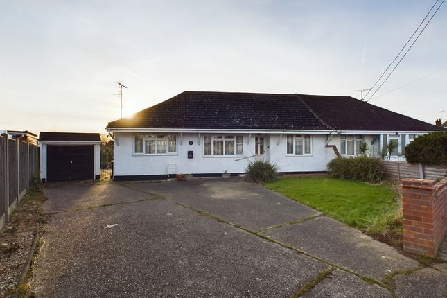 Thumbnail Semi-detached bungalow for sale in Woodhurst Road, Canvey Island