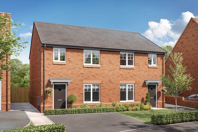 Thumbnail Semi-detached house for sale in "Gosford - Plot 9" at Cricket Ground, Tanyfron, Wrexham