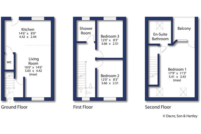 Town house for sale in West Shaw Lane, Oxenhope, Keighley, West Yorkshire