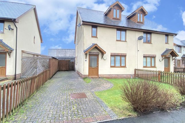 Semi-detached house for sale in Llys Y Brenin, Whitland, Carmarthenshire
