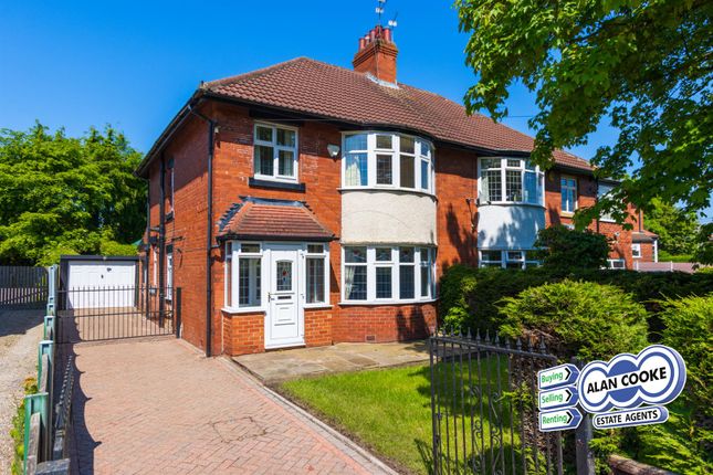 Thumbnail Semi-detached house for sale in Primley Park Crescent, Alwoodley, Leeds