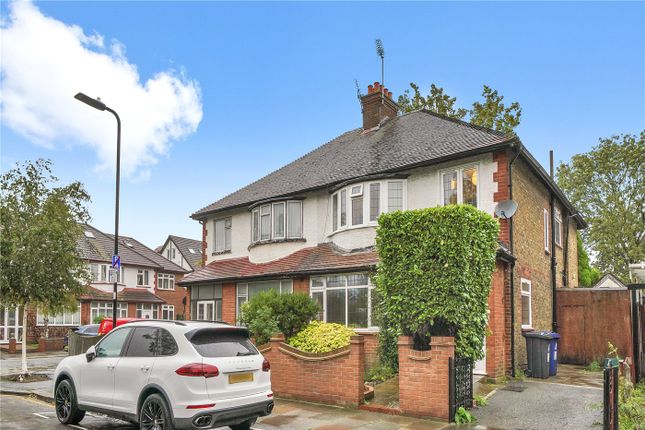 Semi-detached house for sale in Gunnersbury Crescent, Acton, London