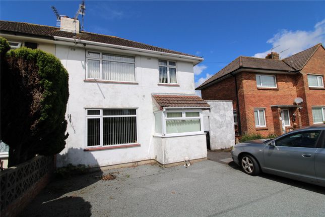 Thumbnail Semi-detached house for sale in Benbow Crescent, Wallisdown, Poole, Dorset