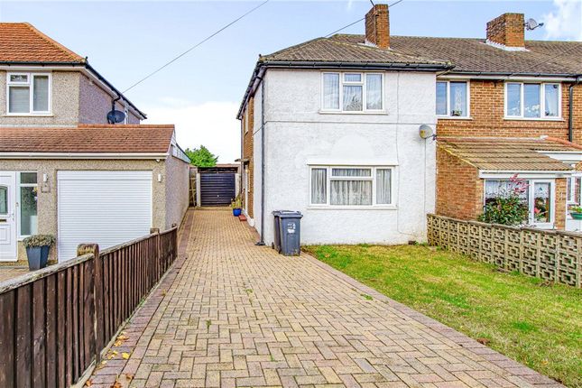 Thumbnail Semi-detached house for sale in Wolsey Crescent, New Addington, Croydon