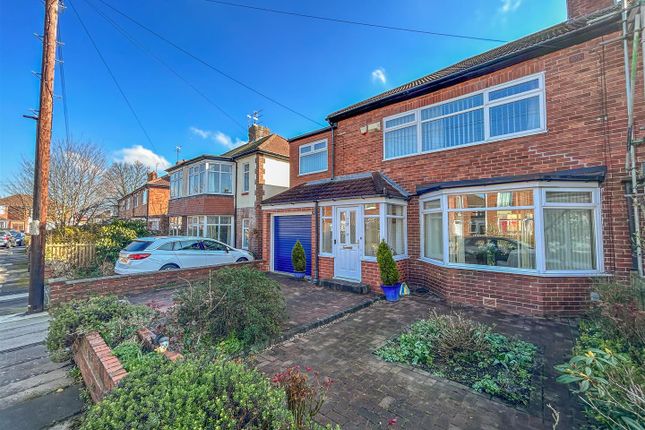 Semi-detached house for sale in Princes Avenue, Gosforth, Newcastle Upon Tyne