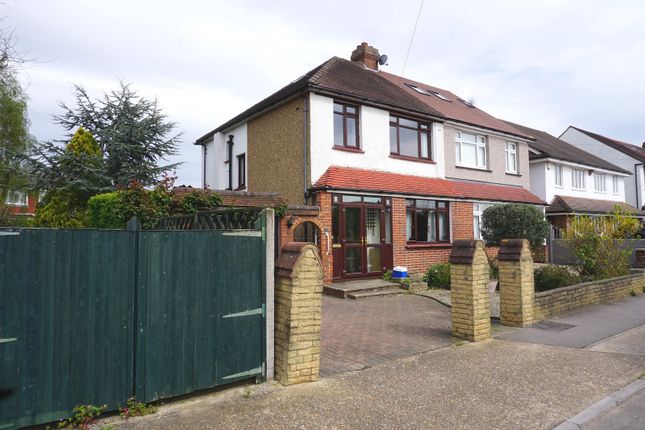 Thumbnail Semi-detached house for sale in Orchard Gardens, Chessington, Surrey.