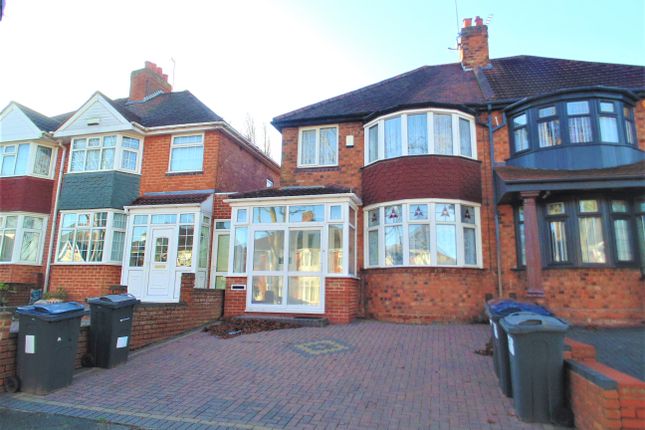 Thumbnail Semi-detached house to rent in Perrywood Road, Birmingham