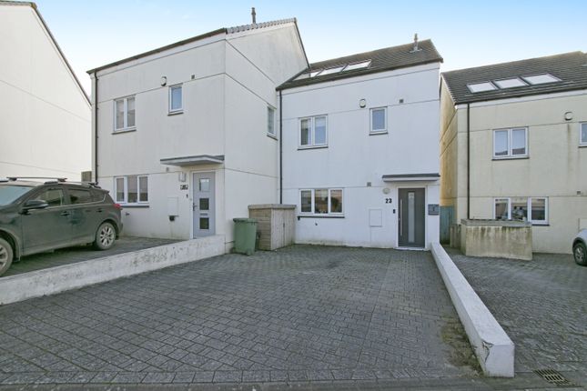 Thumbnail Semi-detached house for sale in Wilkinson Gardens, Sandy Lane, Redruth, Cornwall