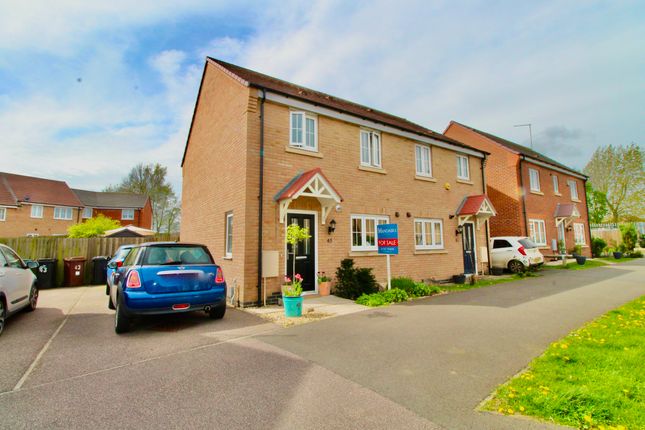 Thumbnail Semi-detached house for sale in Loch Lomond Way, Orton Northgate, Peterborough