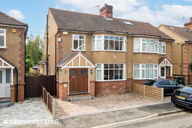 Thumbnail Semi-detached house for sale in Grosvenor Road, Broxbourne