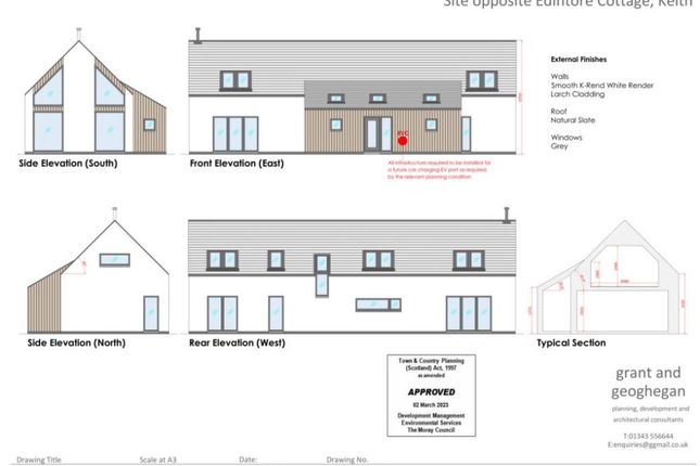 Land for sale in Plot Opposite Edintore Cottage, Pitlurg, Keith