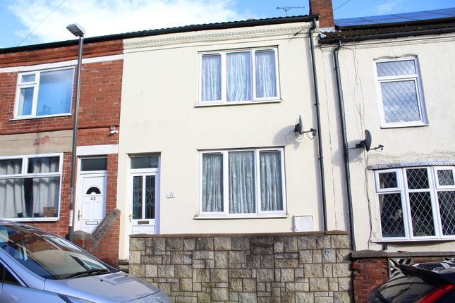 Terraced house for sale in Brooke Street, Tibshelf, Alfreton, Derbyshire.