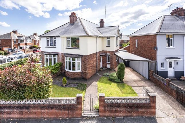 Thumbnail Semi-detached house for sale in Coverdale Road, Exeter, Devon