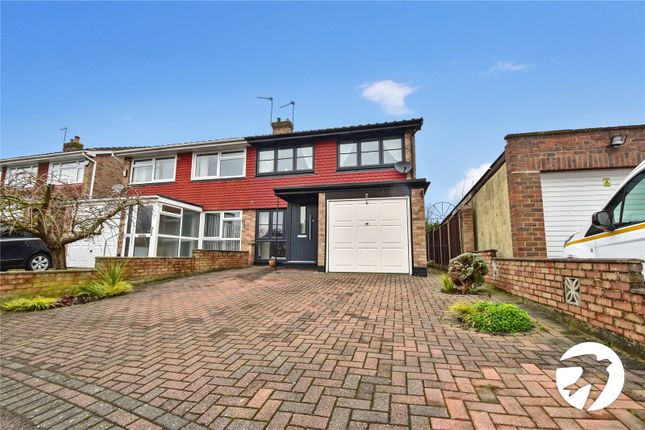 Semi-detached house for sale in Canterbury Close, Dartford, Kent
