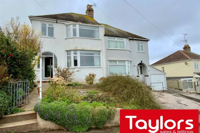 Thumbnail Semi-detached house for sale in Sherwell Rise South, Torquay