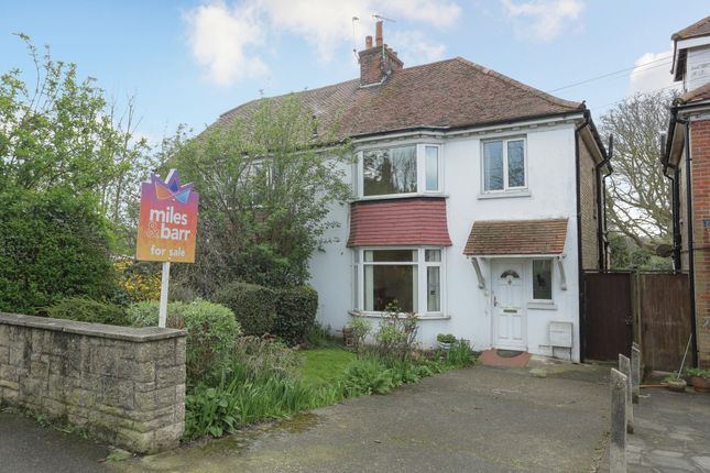 Thumbnail Semi-detached house for sale in College Road, Margate