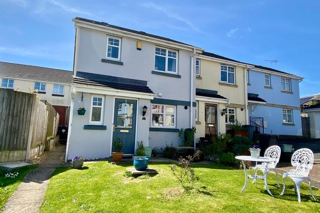 Thumbnail End terrace house for sale in Holly Close, Chudleigh, Newton Abbot