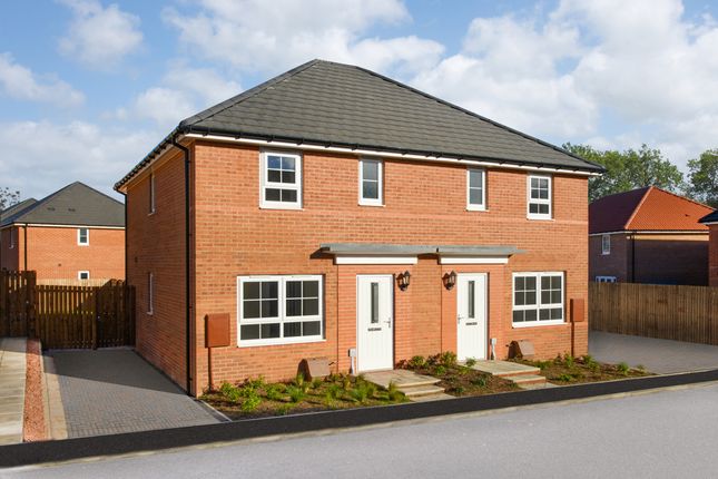 Thumbnail Semi-detached house for sale in "Ellerton" at Garland Road, New Rossington, Doncaster