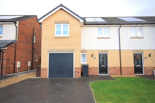 Thumbnail Semi-detached house for sale in Craigtower Road, Ravenscraig, Motherwell