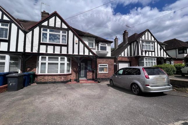 Thumbnail Semi-detached house to rent in Hillside Gardens, Edgware, Middlesex