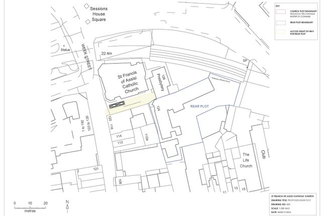 Site adjoining St Francis Church, Week Street, Maidstone photo 2