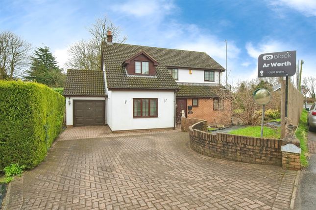 Thumbnail Detached house for sale in Tregarn Road, Langstone, Newport