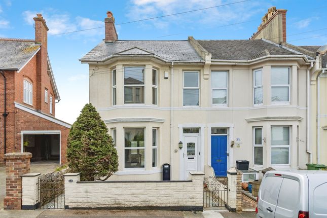 Thumbnail End terrace house for sale in Shirburn Road, Torquay