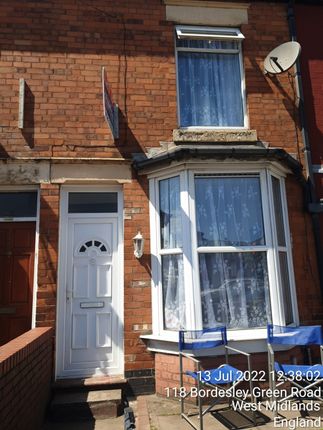 Thumbnail Terraced house to rent in Bordesley Green, Birmingham, West Midlands