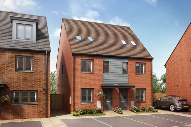 Thumbnail Semi-detached house for sale in "The Bickleigh" at Shepherds Green Road, Shirley, Solihull