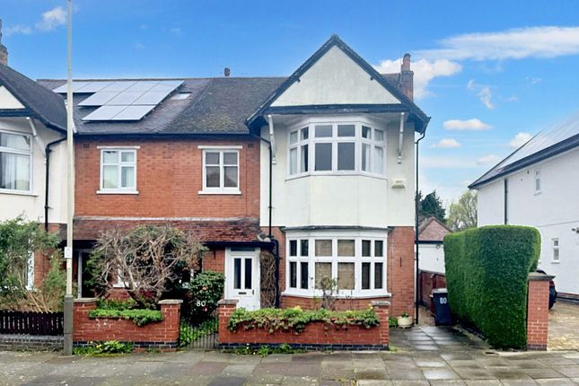Thumbnail Semi-detached house for sale in Holmfield Road, Leicester