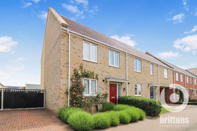 Thumbnail End terrace house for sale in Sandpiper Way, King's Lynn
