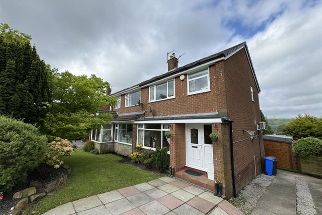 Thumbnail Semi-detached house for sale in Carrbrook Crescent, Carrbrook, Stalybridge